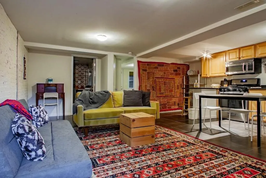 Image of Rest Easy in this Bloomingdale English Basement